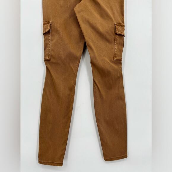 🆕 NWT SPANX Stretch Twill Ankle Cargo Pant Honey Glow Pockets Shapewear Small - Picture 14 of 16